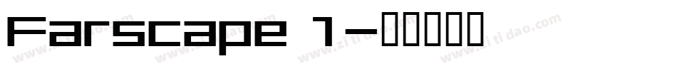 Farscape 1字体转换